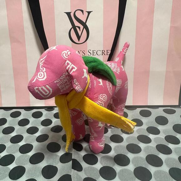 PINK Victoria’s Secret Mini Dog Plush - Picture 1 of 4